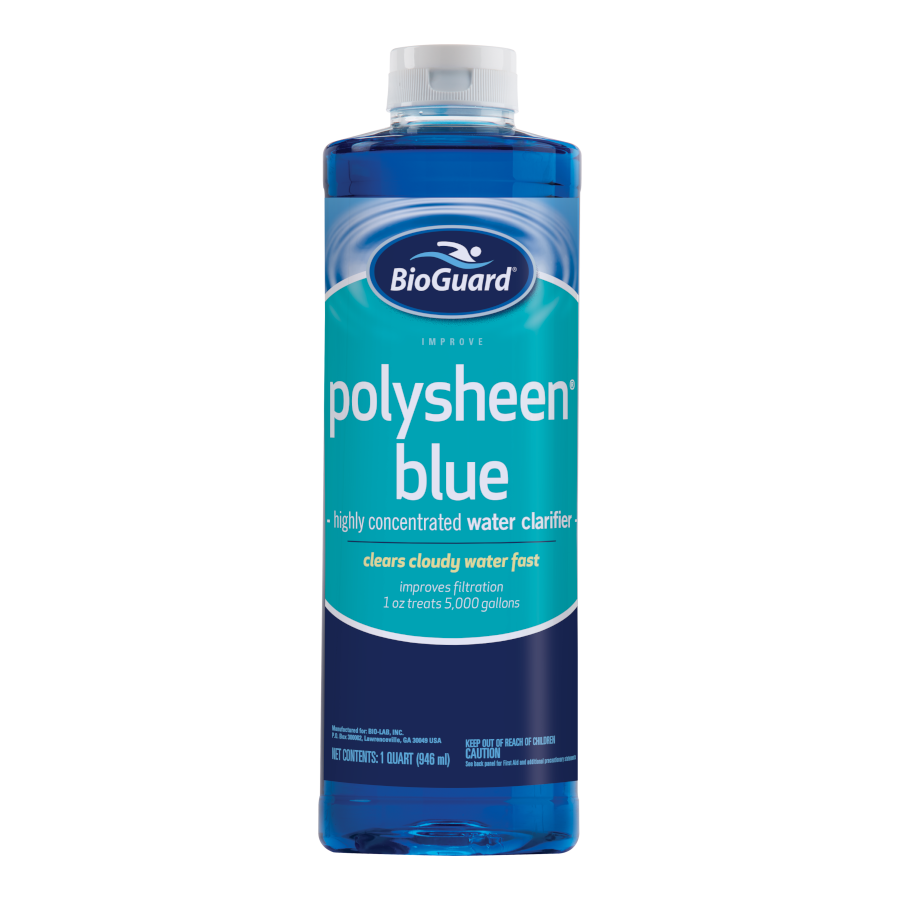Bioguard Polysheen Blue Clarifier - 1 Qt.