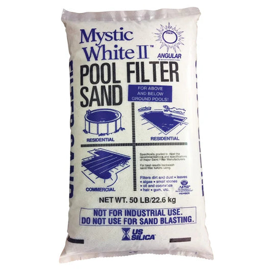 50# Mystic White Pool Filter Sand