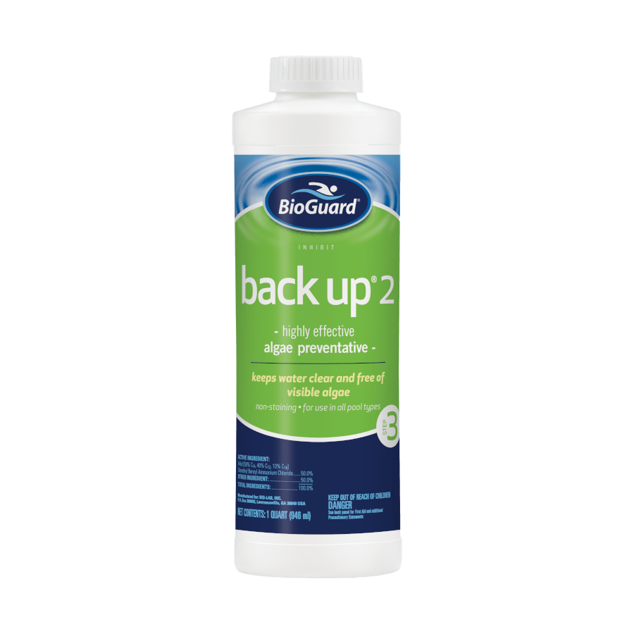 Bioguard Back - Up 2 Algae Inhibitor - 1 Qt. - Anders Pool Company